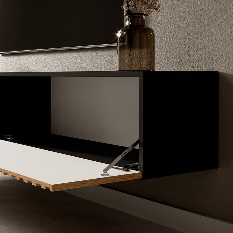 Gui TV Stand for TVs up to 75", Black