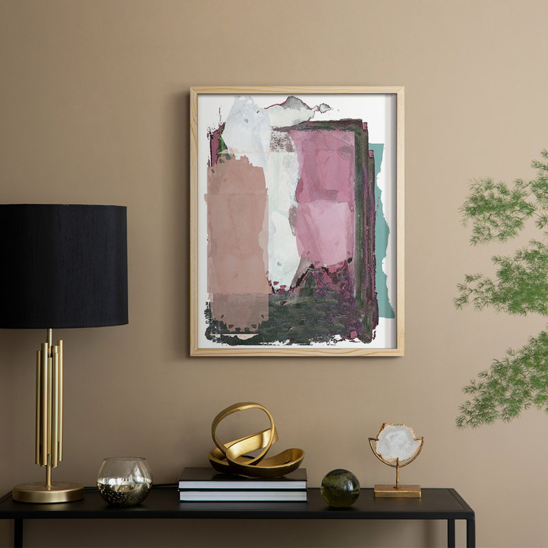 Impression encadrée Brights Soft Wash II - bois massif, 15" H x 12" W