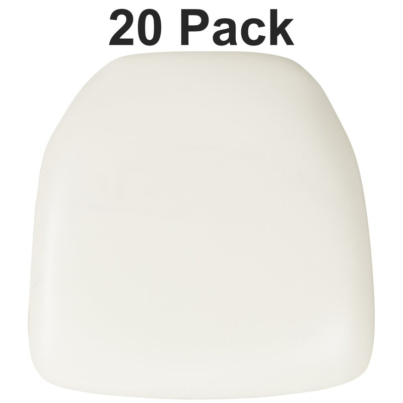 Hard Chiavari Chair Cushion, White