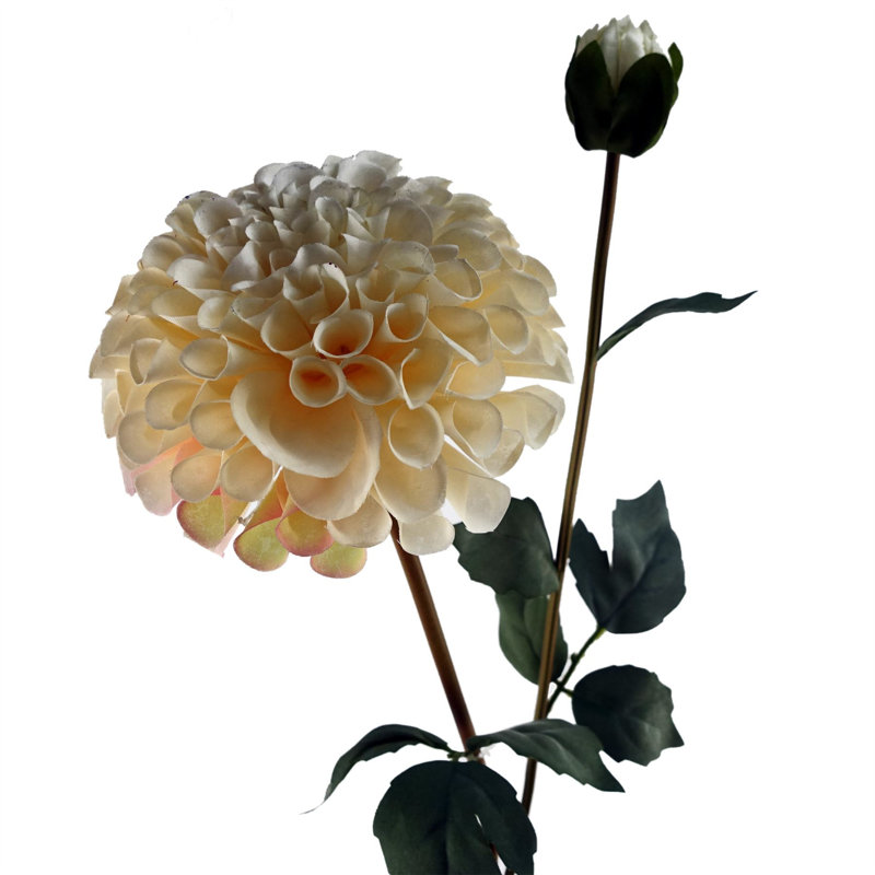 Plastic, Silk Artificial Arrangement, Cream