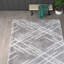 Tapis gris à motif géométrique Arlie-41041576
