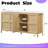 67'' Sideboard Storage Cabinet With Soft-Close Hinges & Anti-Tip Mount, Mdf Wood, 150Lbs Capacity-1186412017