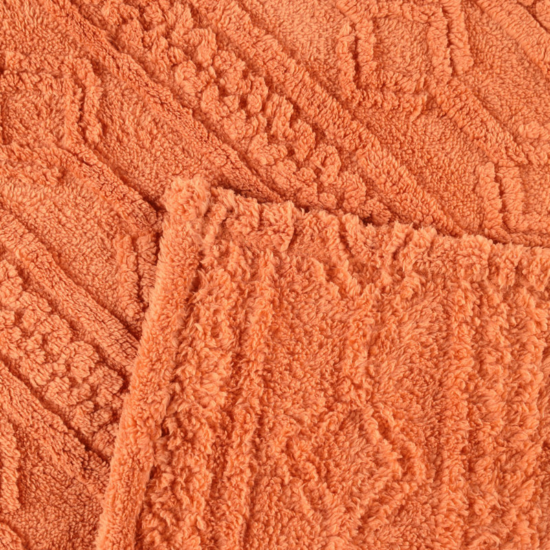 Literie moelleuse Boho, Très grand lit, Poussière d'orange