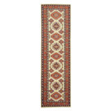 Kazak One-of-a-Kind 2'6" X 9'9" Hand Knotted Area Rug