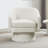 360-Degree Swivel Upholstered Barrel Chair with Removable Cushion-374087568