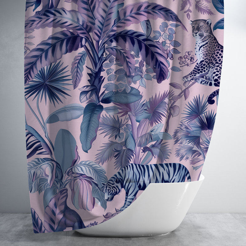 Baille Shower Curtain, 84"H x 71"W