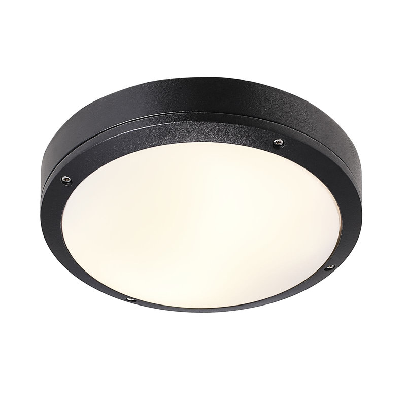 Desi Flush Mounted Sconce, Black