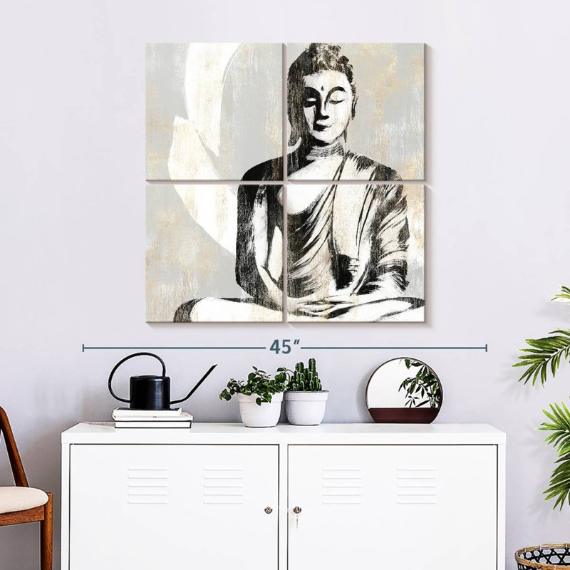Bouddha assis Leisha II, H 32 po x l 32 po