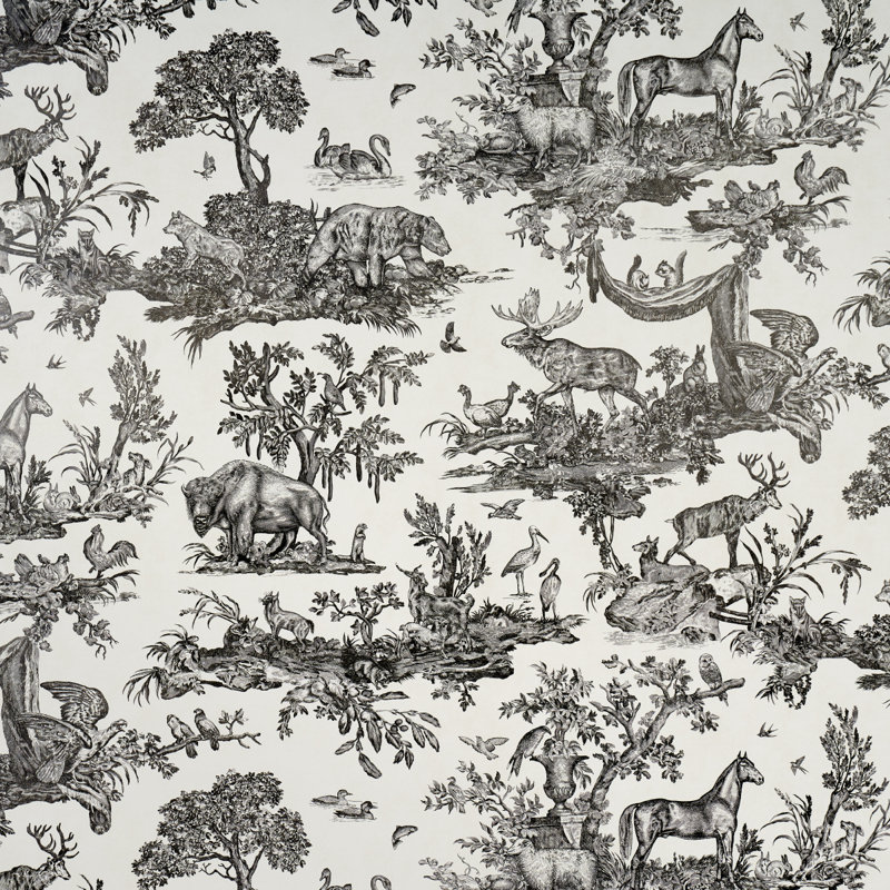 Papier peint Western Toile, Carbone