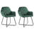 Dining Chairs Upholstered Chair with Metal Legs for Living Room Velvet-23324376