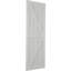 True Fit PVC deux panneaux de ferme à fixation fixe avec barre en Z-64516110-64516098-64516064