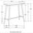 Walnut Rectangular Bar Table