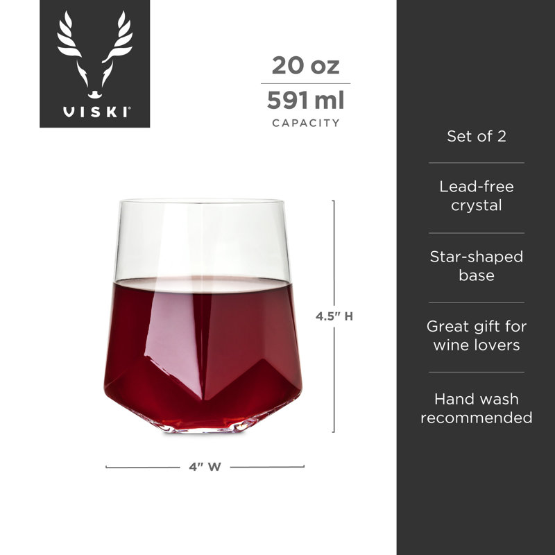Verre à vin 20 oz. Seneca ™ Verre à vin sans pied