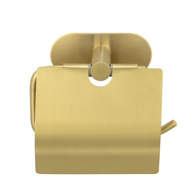 Turbo-Loc Orea Gold Matt Wall Mounted Toilet Paper Holder