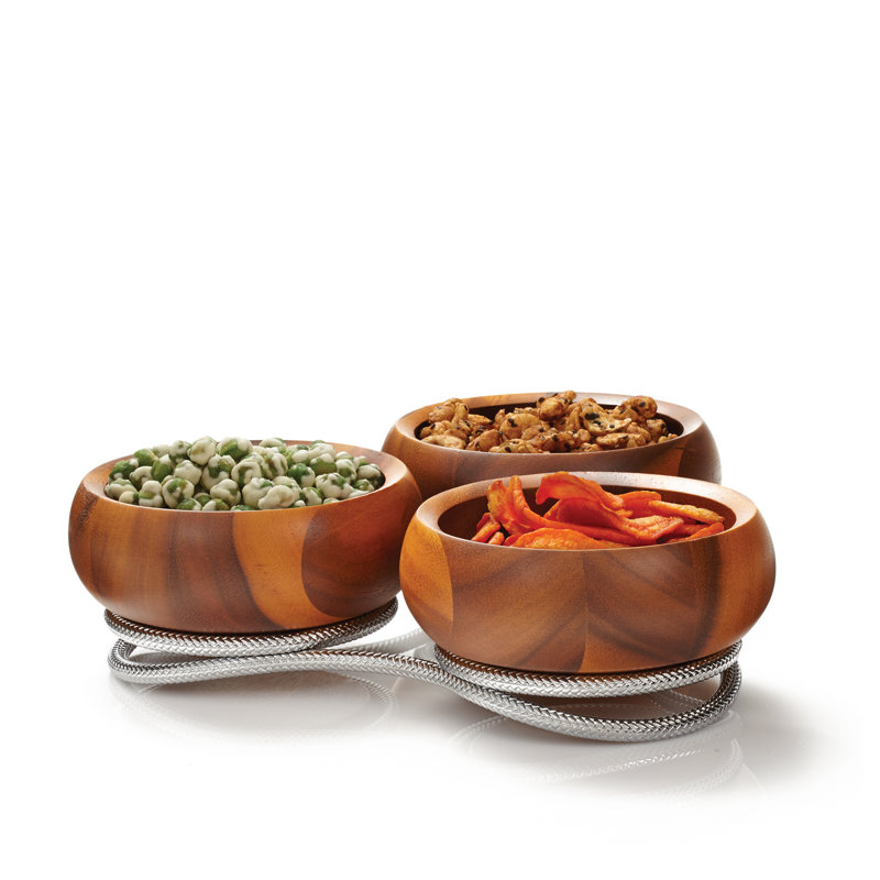 Nambe Braid Condiment Server