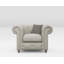 Melrose 115Cm Wide Tufted Genuine Leather Armchair-118216879-118216881