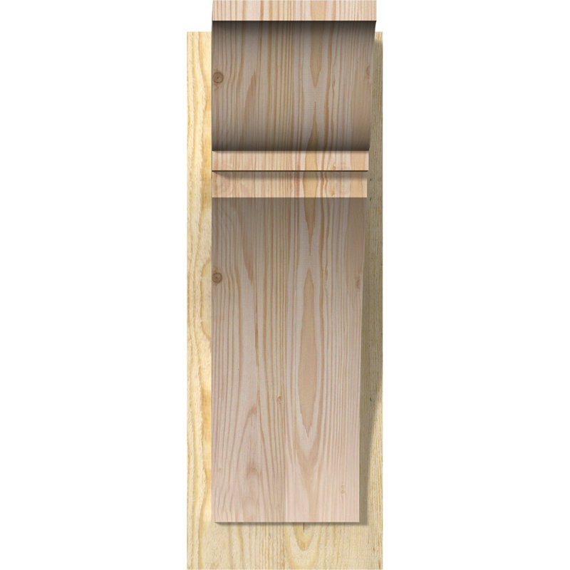 H 8 po x P 14 po x H 22 po Thorton traditionnel, sciure brute, sapin Douglas, Sapin Douglas de 8 po (sciage brut)