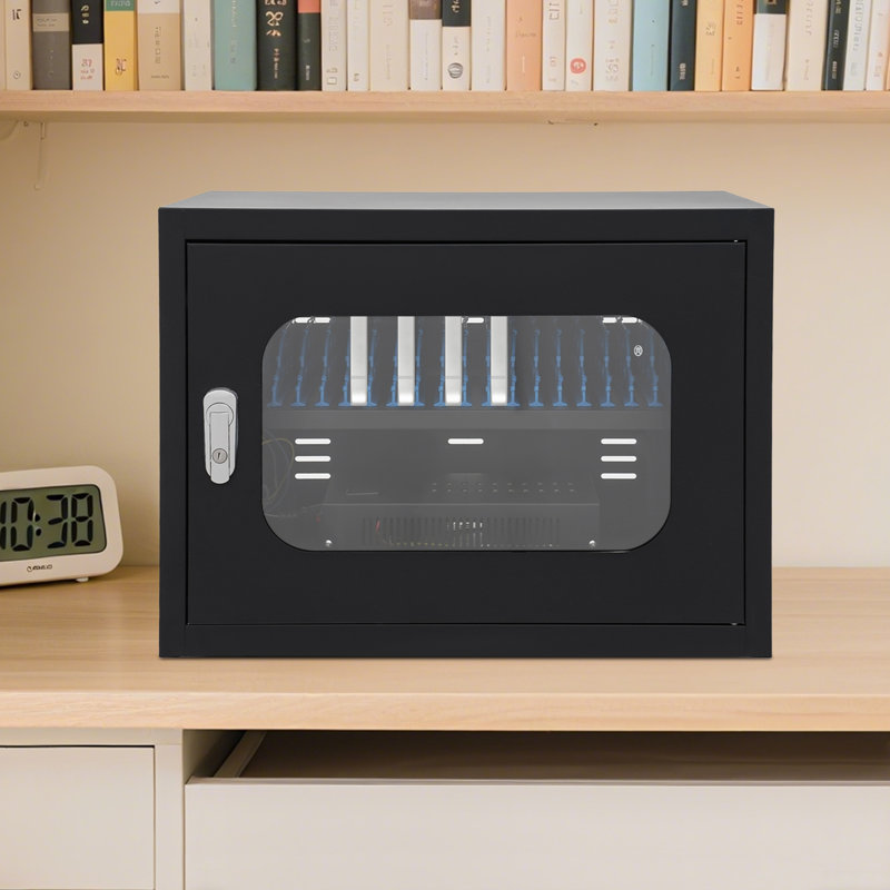 20-Device Charging Cabinet For Cellphones And Tablet Computers