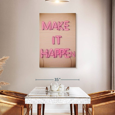 Tergel Make It Happen Neon Sign