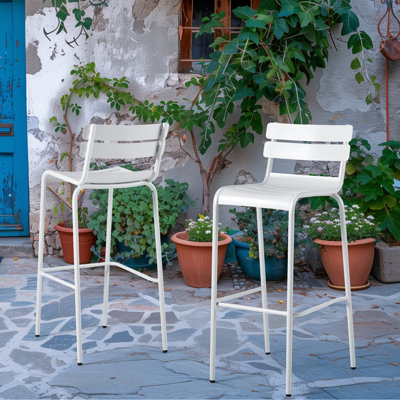 Metal Outdoor 29.53'' Bar Stool