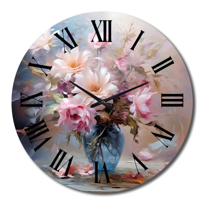 Dalaysha - Horloge murale florale