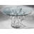 Round Glass Top Dining Table
