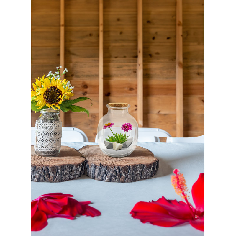 Vase de table en verre Naes