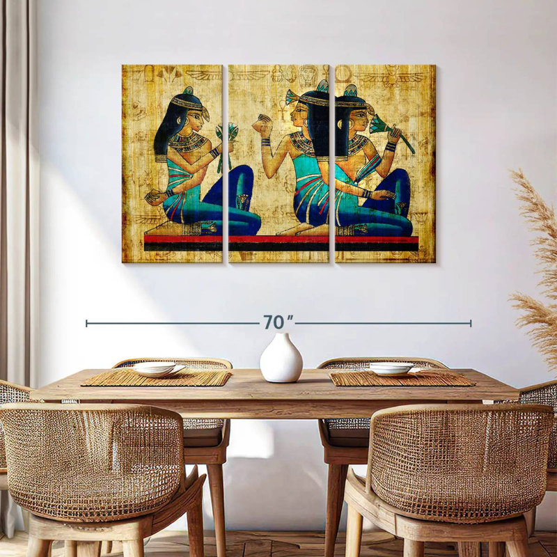 Keiri Ancient Egyptian Parchment, 36" H x 57" W