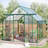 8X8FT Walk-in Greenhouse, Portable Pop-up Greenhouse for Indoor Outdoor, Plant Garden Green House with Zippered Doors-117549019