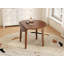 Table de salle à manger extensible ronde pour 2 à 4 personnes, table de salle à manger pliante en bois avec taille réglable-2011959261