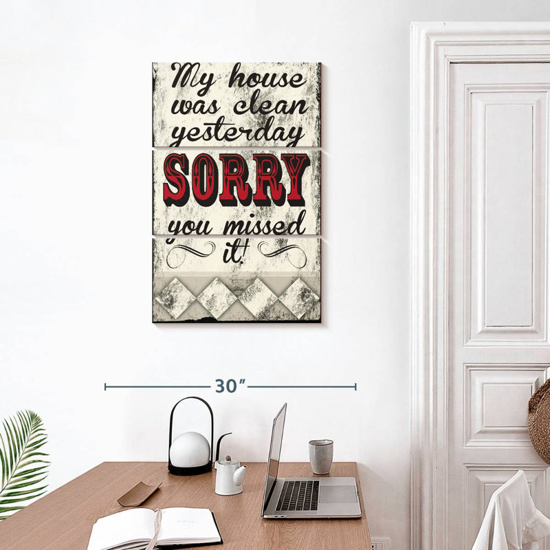 Humour de cuisine Tergel série II, H 32 po x l 20 po