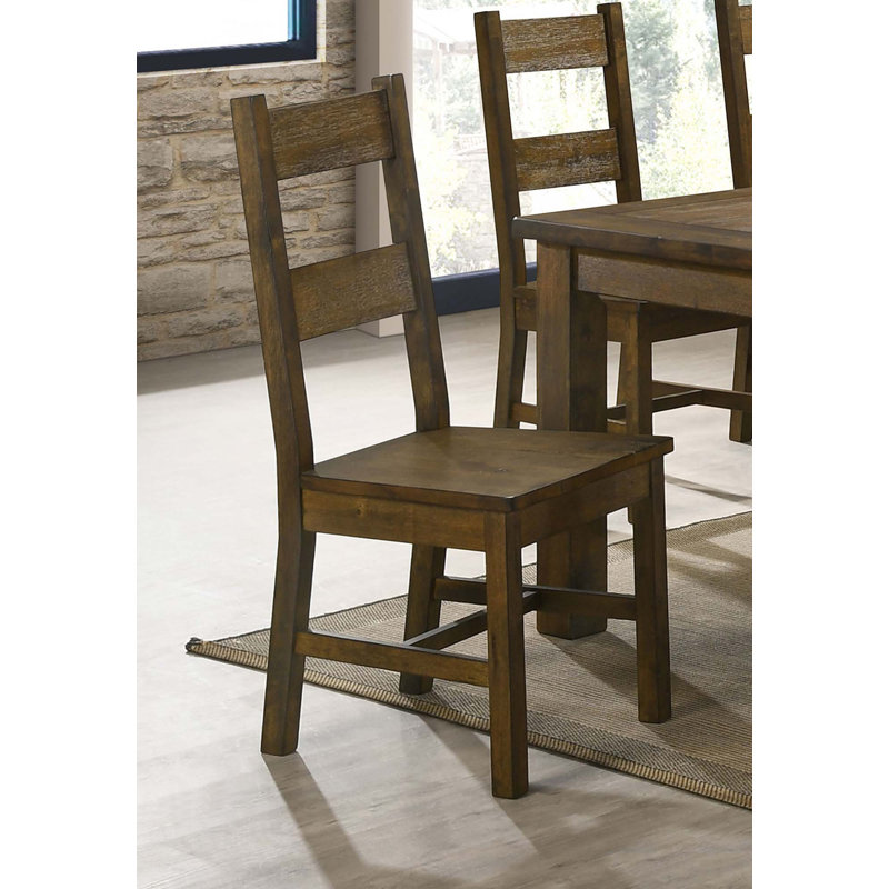 Ensemble de 2 chaises de salle à manger en bois