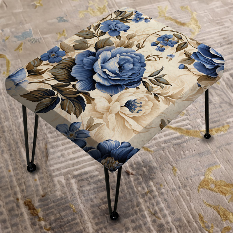 Motif victorien cobalt bleu Cobalt