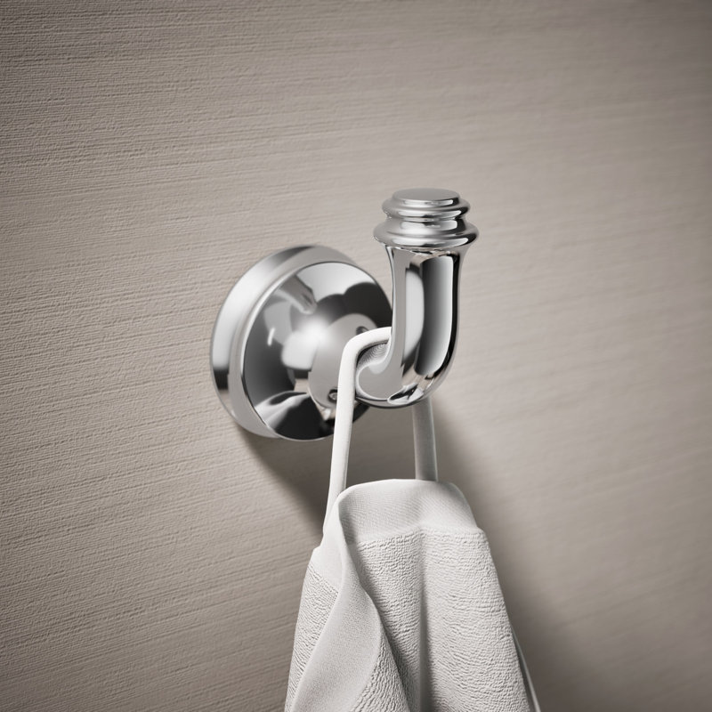 Bellera Robe Hook, Polished Chrome