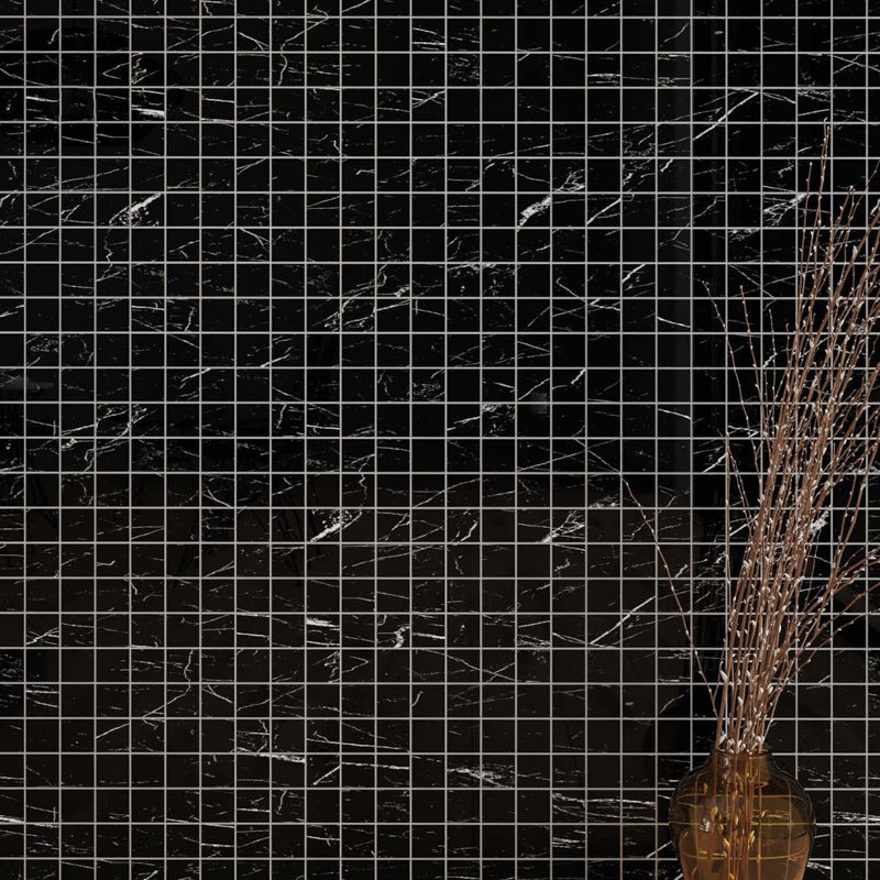 Pietra 12 in. x 12 in. Glossy Porcelain Tile
