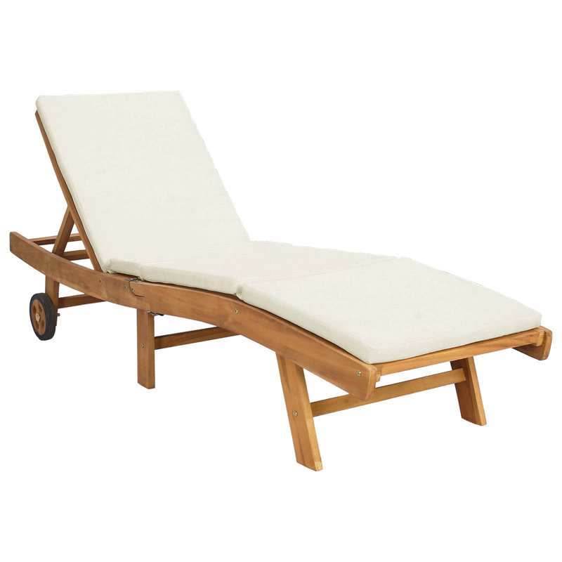 Outdoor Lounge Chair, White