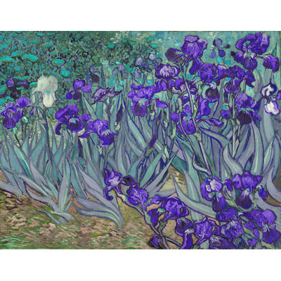 Décalcomanie murale amovible irises de van gogh