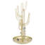 Cactus Gold Metal Jewellery Stand