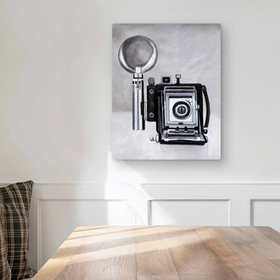 Antique Camera - Unique Metal Print for Home Decor | Vintage Art