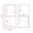 2-Pc Wall-Mounted Bathroom Medicine Cabinet With Open And Closed Storage-355287552