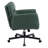 PU Leather Cross-Legged Swivel Home Office Chair Task Chair With Flip-Up Armrests-1394167590