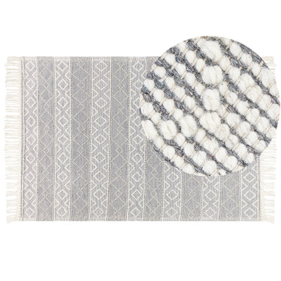 Lavedan Geometric Hand Woven 160cm X 230cm Area Rug