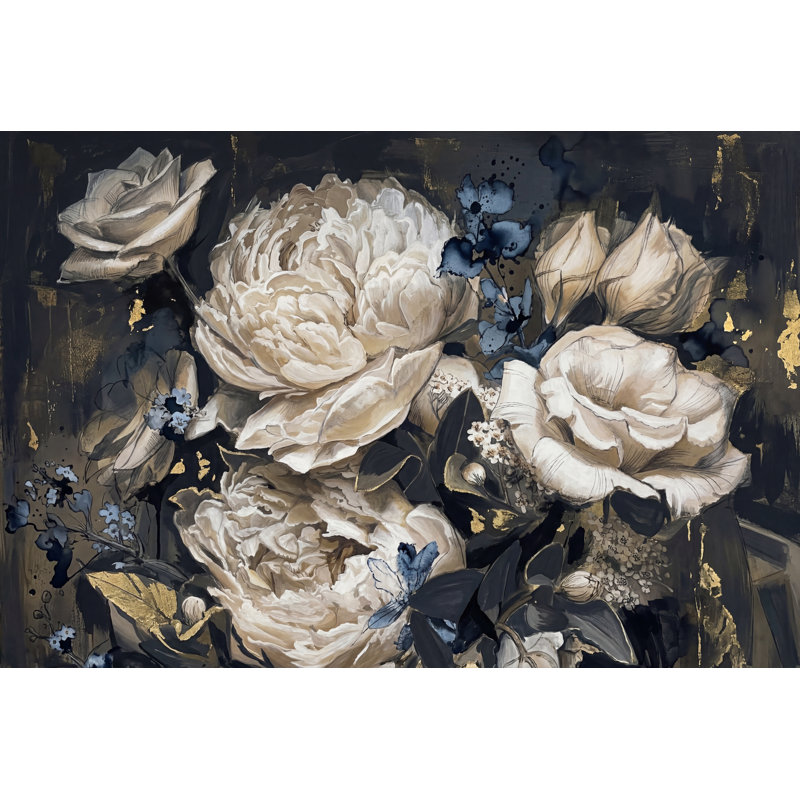 Papier peint floral Moody, L 49,92 po x l 75 po