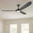 3-Blade Indoor Smart Ceiling Fan with Light and Remote/APP Control,3 LED Colors,6 Speed Quite DC Motor,Timer-1529252-1529241