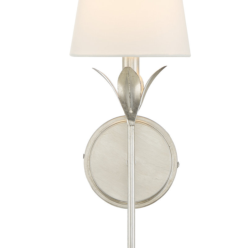 Applique murale en acier Margo, Argent antique