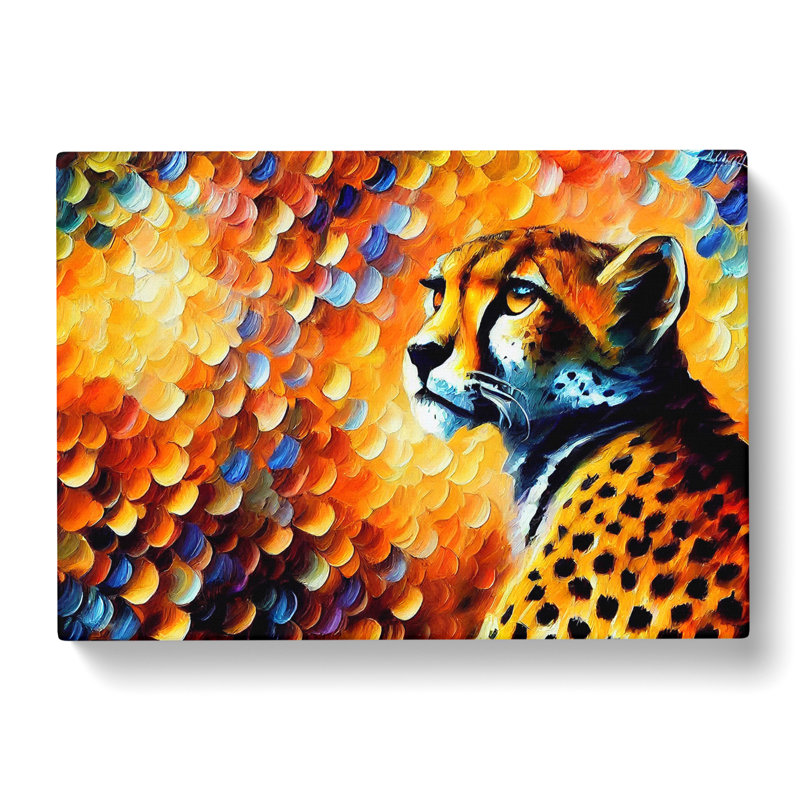 Cheetah Vol.2 Abstract - Wrapped Canvas, 35cm H x 50cm W x 3cm D