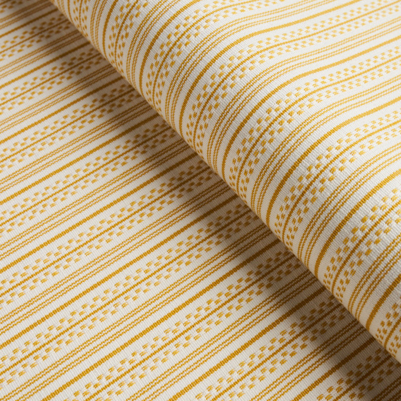 Tissu à rayures Jack, Jaune