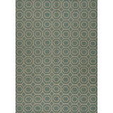 Geometric Area Rug in Gray/Green