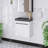 Laynette 19.7'' Wall Mounted Single Sink Bathroom Vanity with Resin Top