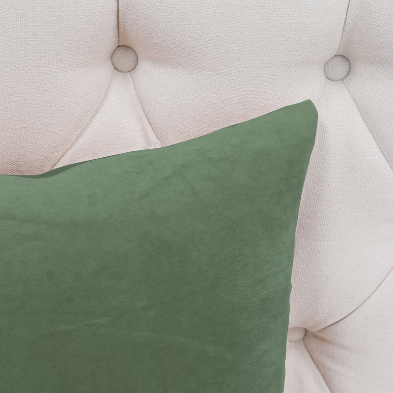 Square Cushion Cover, Green